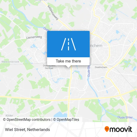 Wielstraat map