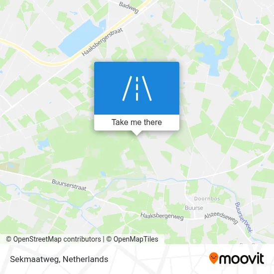 Sekmaatweg map