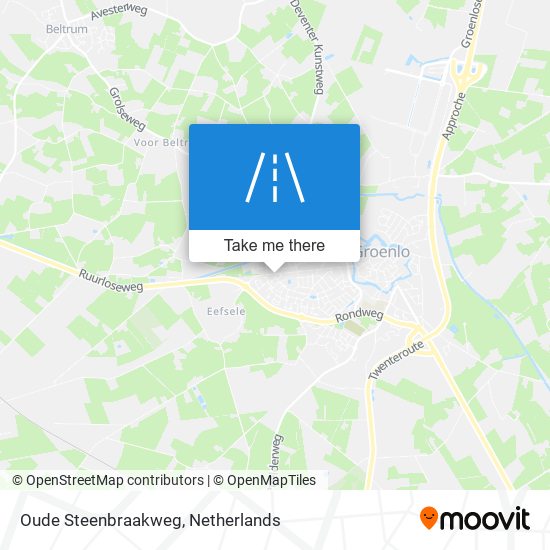 Oude Steenbraakweg map