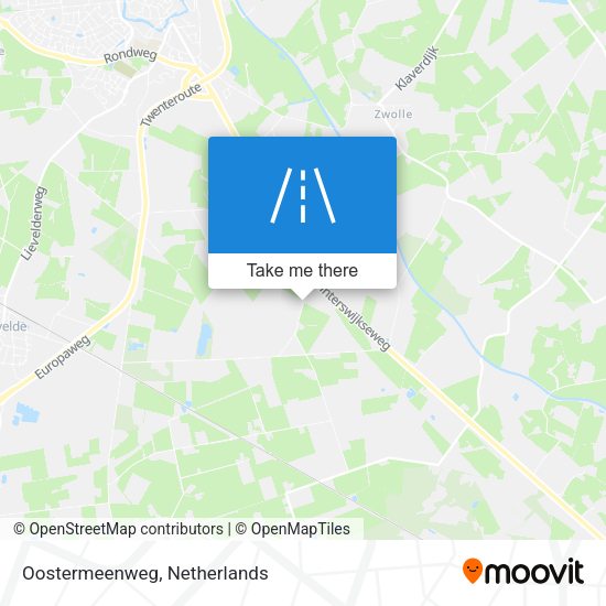 Oostermeenweg map