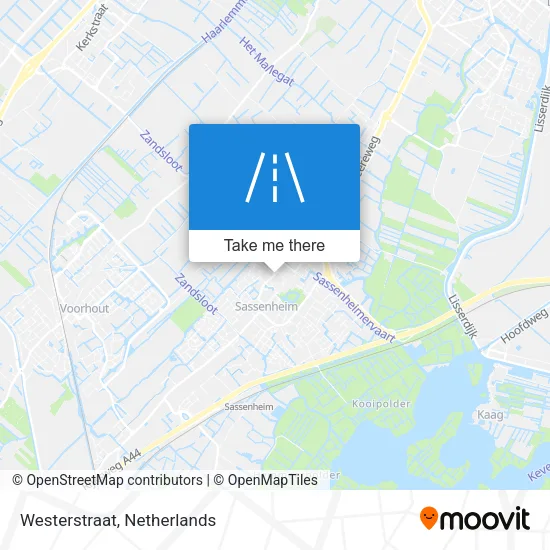Westerstraat map
