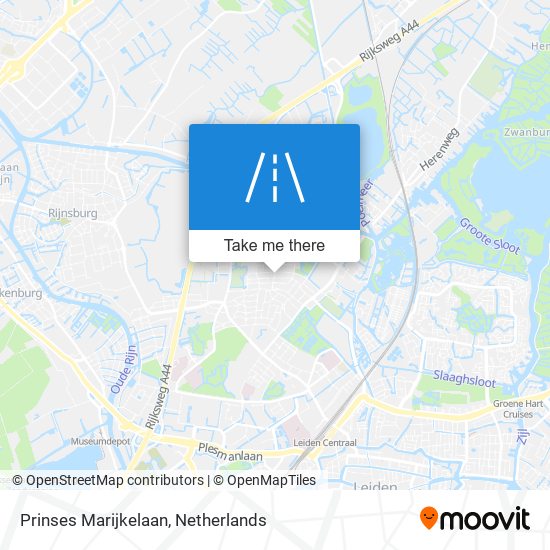 Prinses Marijkelaan map