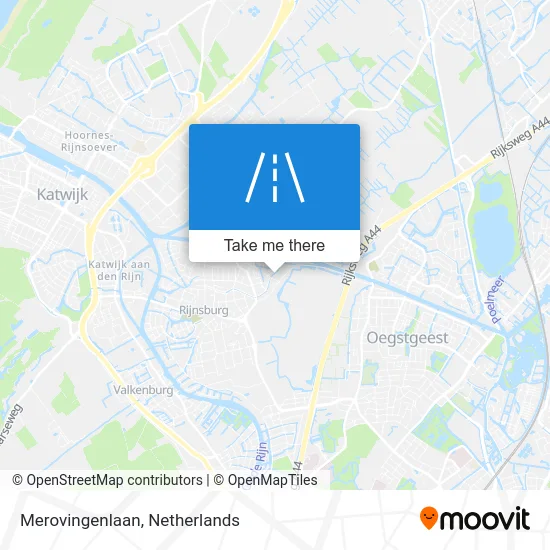 Merovingenlaan map