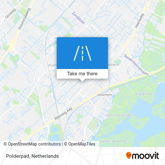 Polderpad map