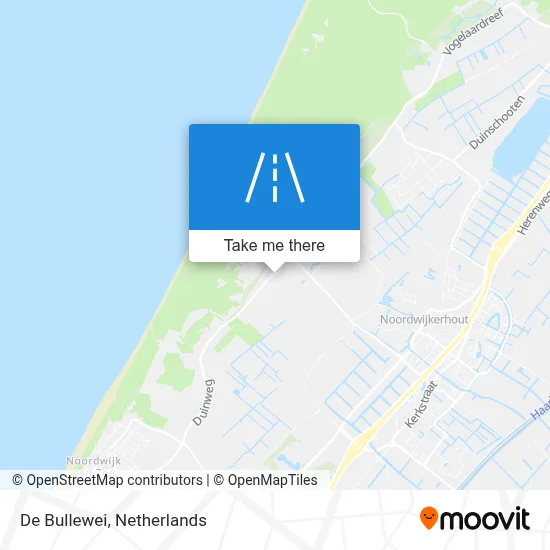 De Bullewei map