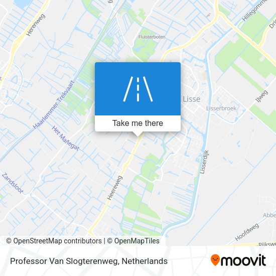 Professor Van Slogterenweg map