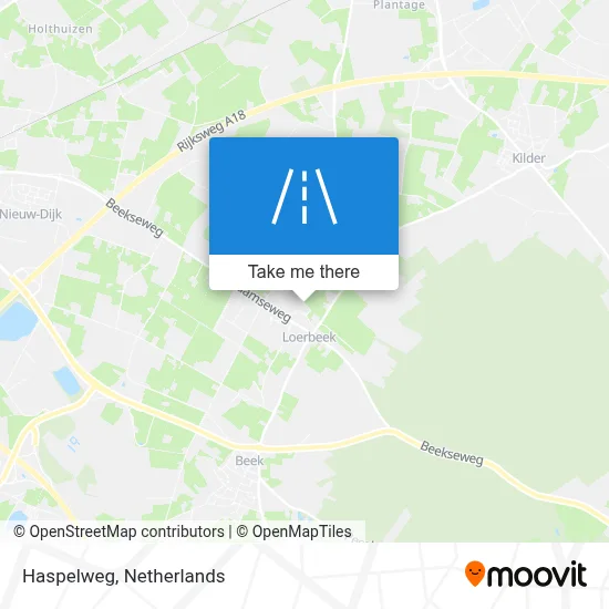 Haspelweg map