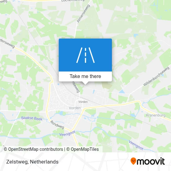 Zelstweg map