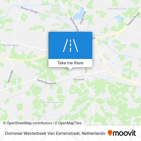 Dominee Westerbeek Van Eertenstraat map