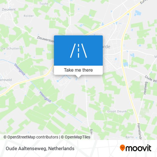 Oude Aaltenseweg map