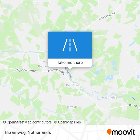 Braamweg map
