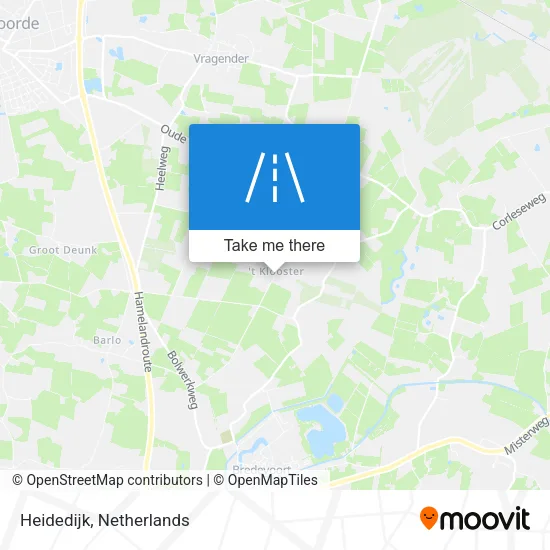 Heidedijk map