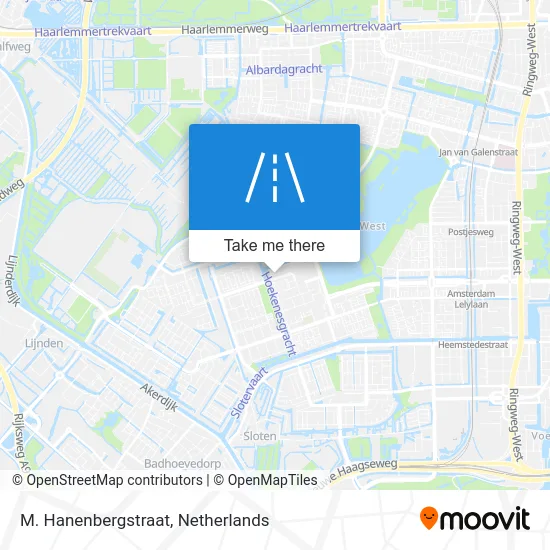 M. Hanenbergstraat map