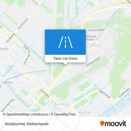 Abdijtunnel map