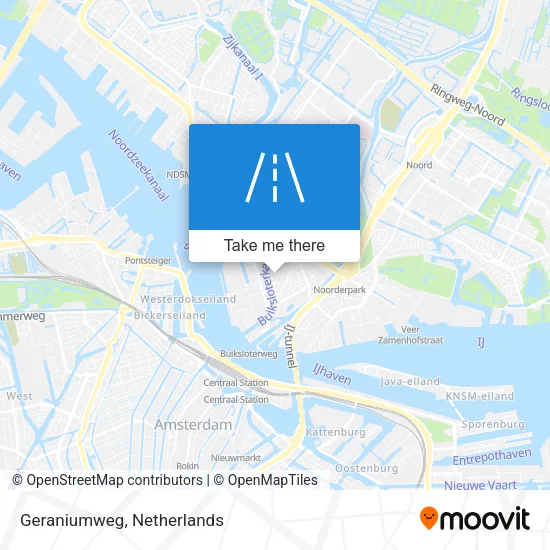 Geraniumweg map