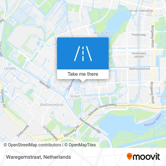 Waregemstraat map