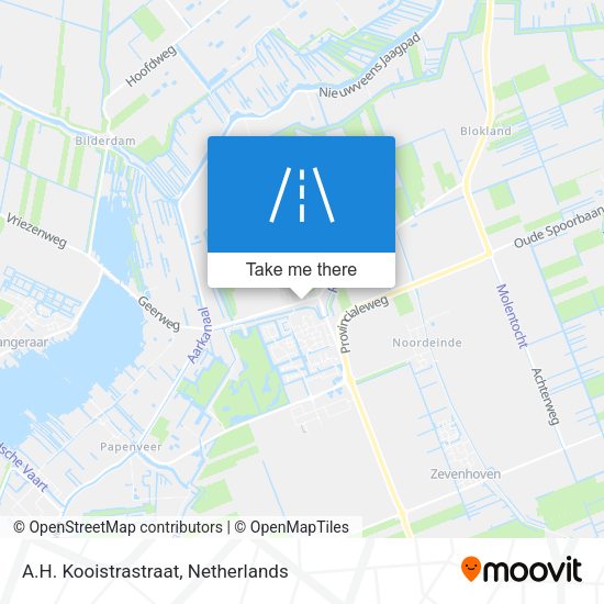 A.H. Kooistrastraat map