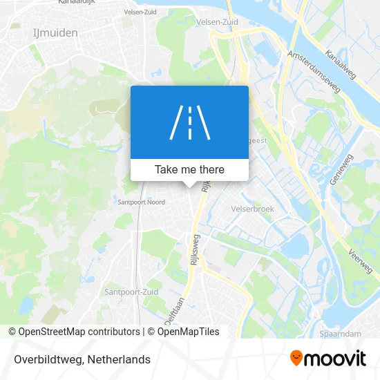 Overbildtweg map