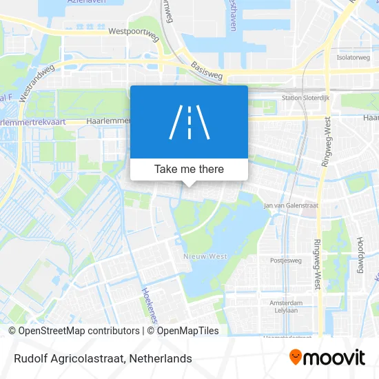 Rudolf Agricolastraat map