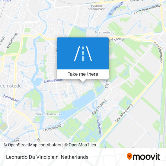 Leonardo Da Vinciplein map