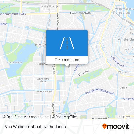 Van Walbeeckstraat map