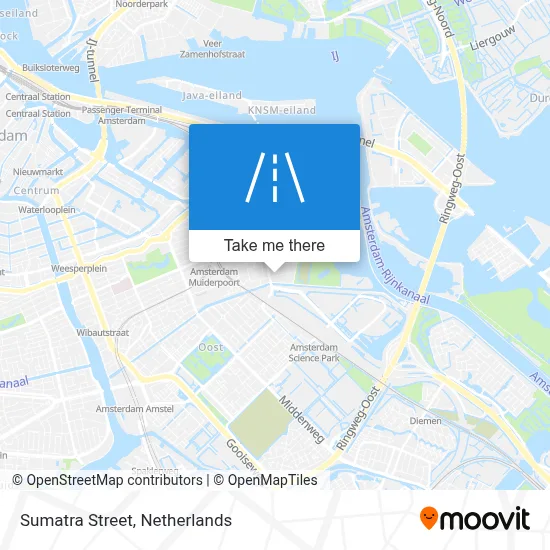 Sumatrastraat map