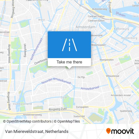 Van Miereveldstraat map