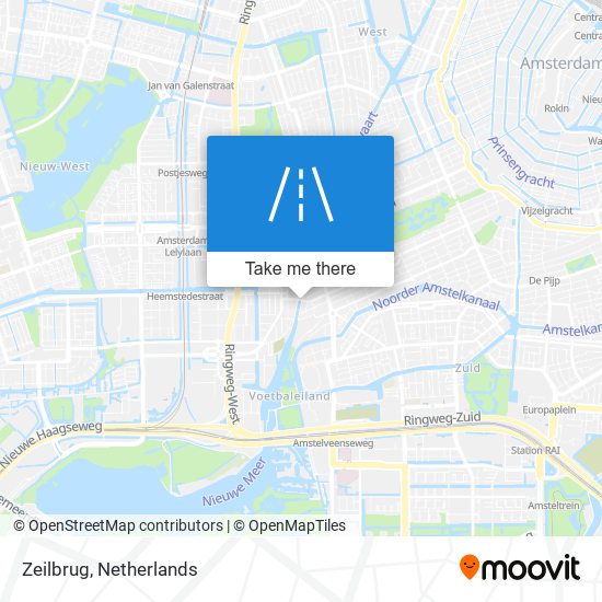 Zeilbrug map