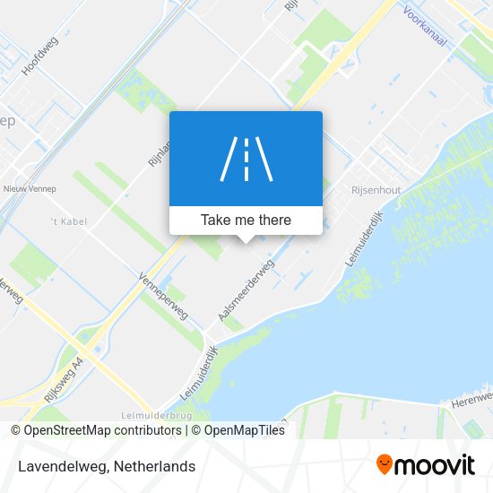 Lavendelweg map