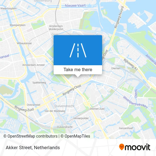Akkerstraat map