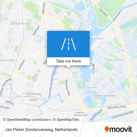 Jan Pieter Zondervanweg map