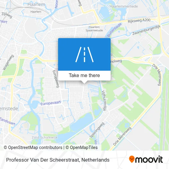 Professor Van Der Scheerstraat map