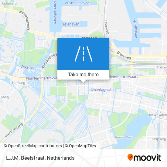 L.J.M. Beelstraat map