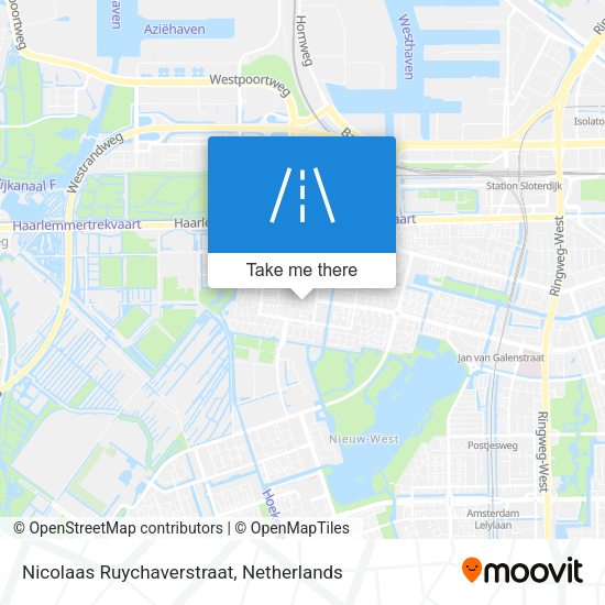 Nicolaas Ruychaverstraat map