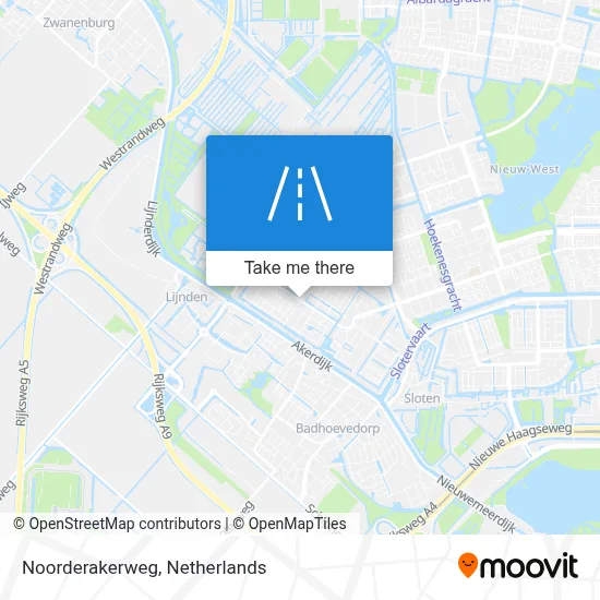 Noorderakerweg map