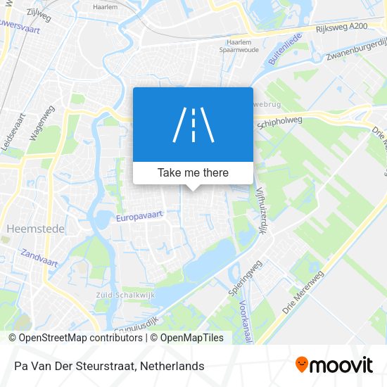 Pa Van Der Steurstraat map