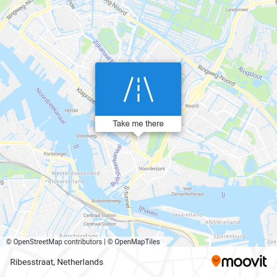 Ribesstraat Karte