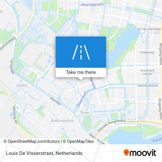 Louis De Visserstraat map