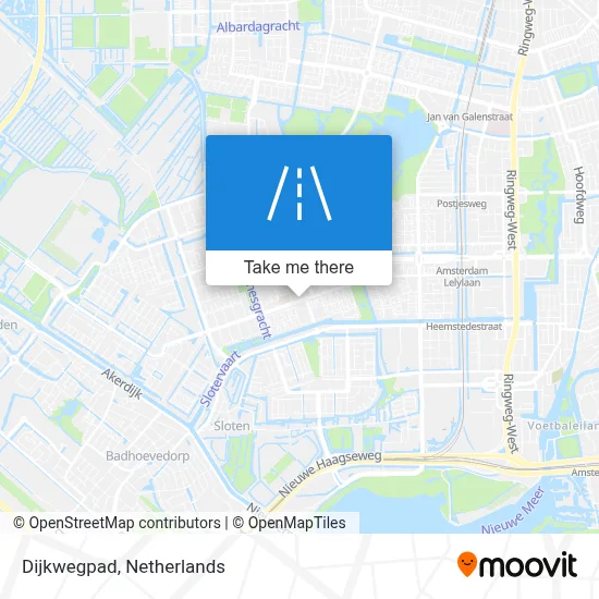 Dijkwegpad map