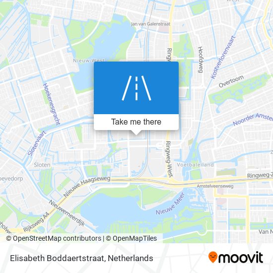 Elisabeth Boddaertstraat map