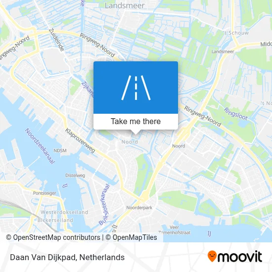 Daan Van Dijkpad map