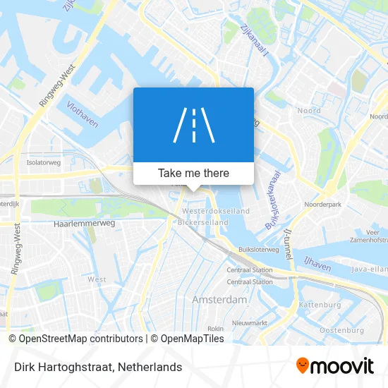 Dirk Hartoghstraat map