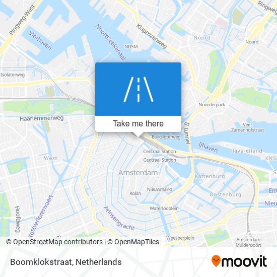 Boomklokstraat map