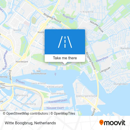 Witte Boogbrug map