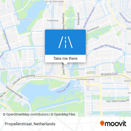 Propellerstraat map