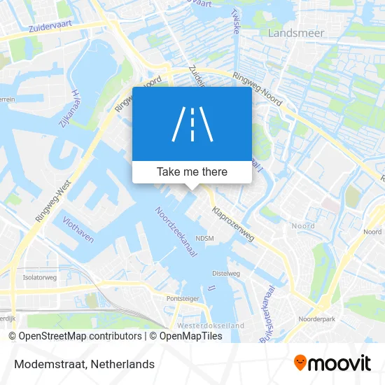 Modemstraat map