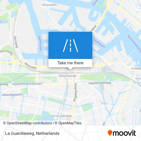 La Guardiaweg map