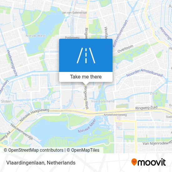 Vlaardingenlaan map