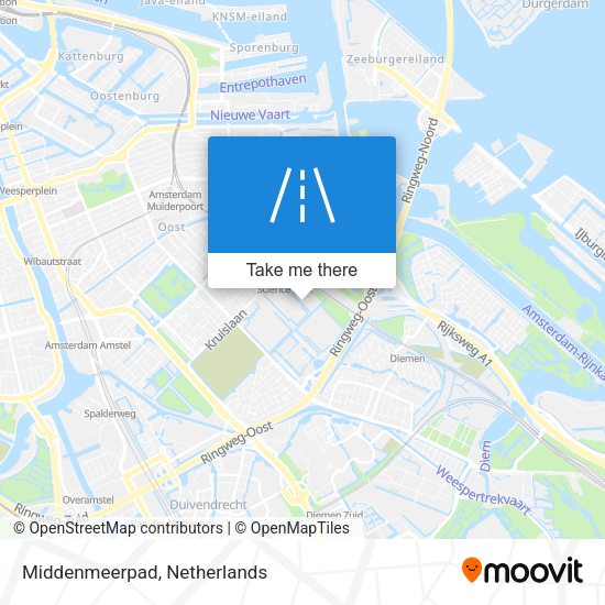 Middenmeerpad map