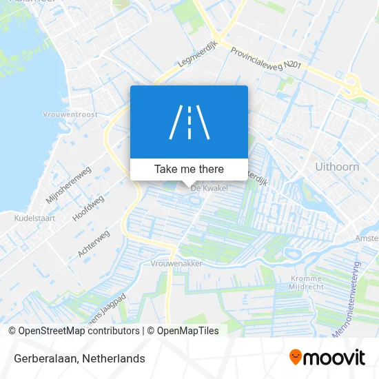 Gerberalaan map
